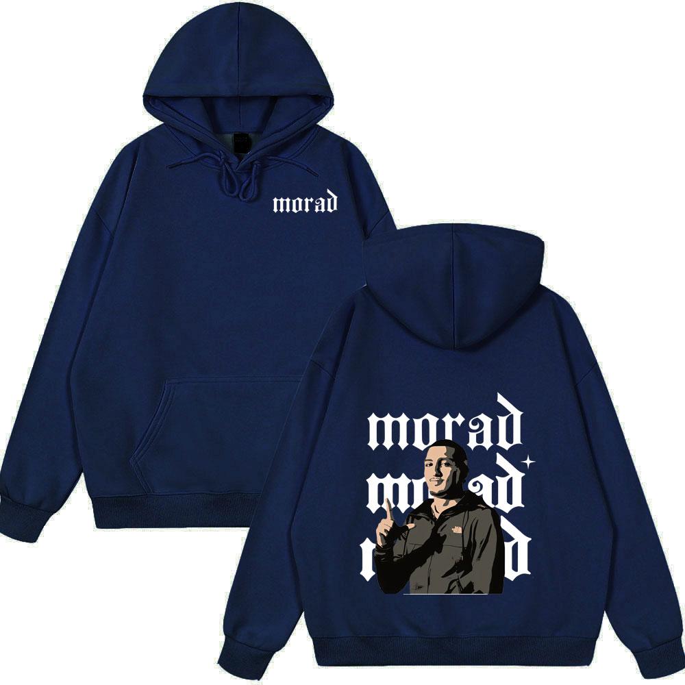 Rapper Morad MDLR Turné Album Merch Oblečení Pánské Vysoce Kvalitní Mikiny Módní Hip Hop Dlouhý Rukáv Zimní Styl Streetwear