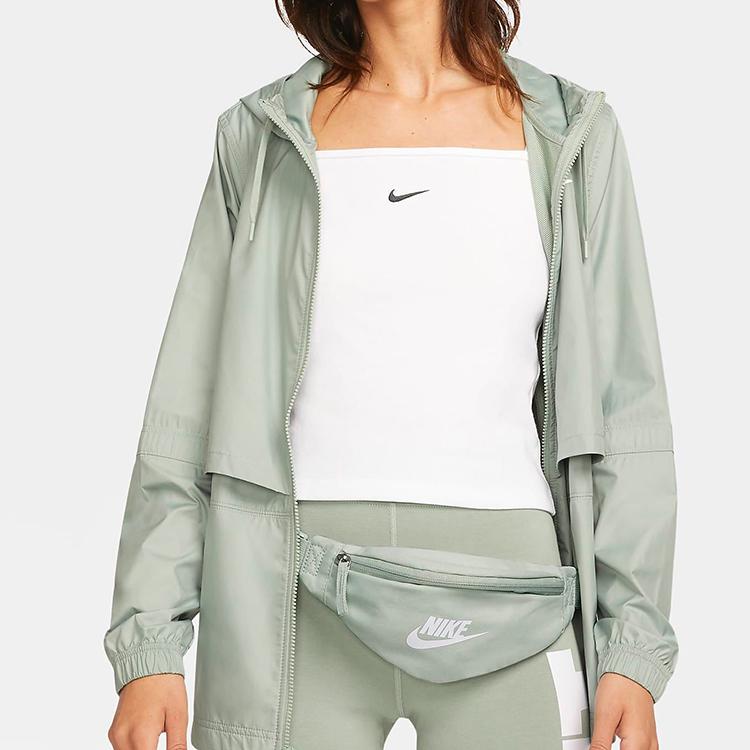 Nike Polyester Sling Bag, Fanny Pack Unisex Light Green DB0488-017