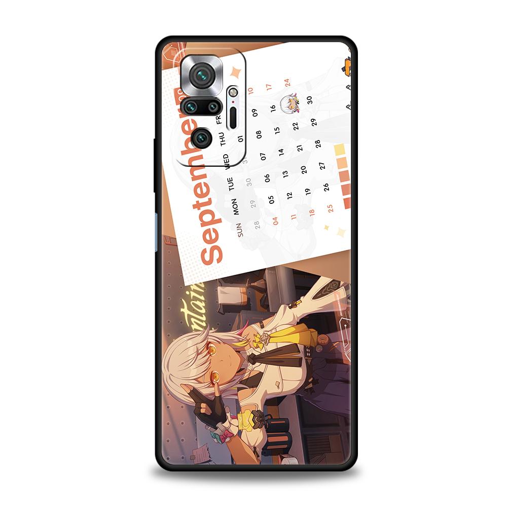 Honkai Impact 3rd Anime Game Phone Case For Xiaomi Redmi Note 12 5G 10C 10 11 9 8 Pro Plus 9S 7 8T 9T 9A 8A 9C K40 Gaming Cover