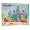 Set of Magnetic Construction Blocks 3D Large Panels Sea World 40 pcs.