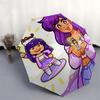 Chibi, Character Design Automatic Opening and Closing, 8 rib Structure Portable Umbrella, Suitable for Men and Women in All Seasons  Perfect