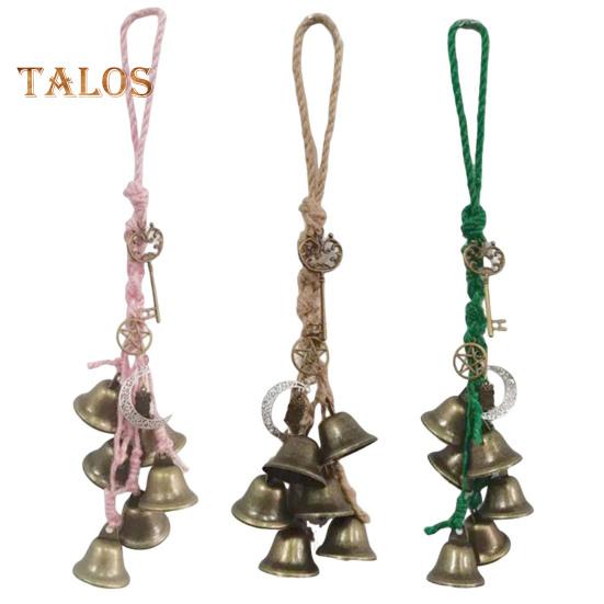 Witch Bells Door Knob Metal Hanging Wicca Bells Wiccan Magic Wind Chimes for Home Decor Spiritual Protection Witchcraft Wicca Supplies