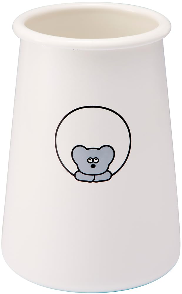 

Toyo Horo ANDY THE MOUSE Enamel Tool Stand, White, Size: Approx. W11 D11 H15.7 AMJ-2310