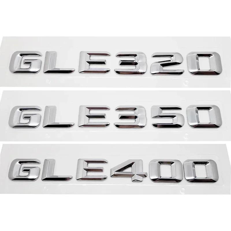3D Car Rear Trunk Sticker Tail Number Emblem for Mercedes Benz GLE43 GLE63 GLE300 GLE320 GLE350 GLE400 GLE450 GLE500 GLE550