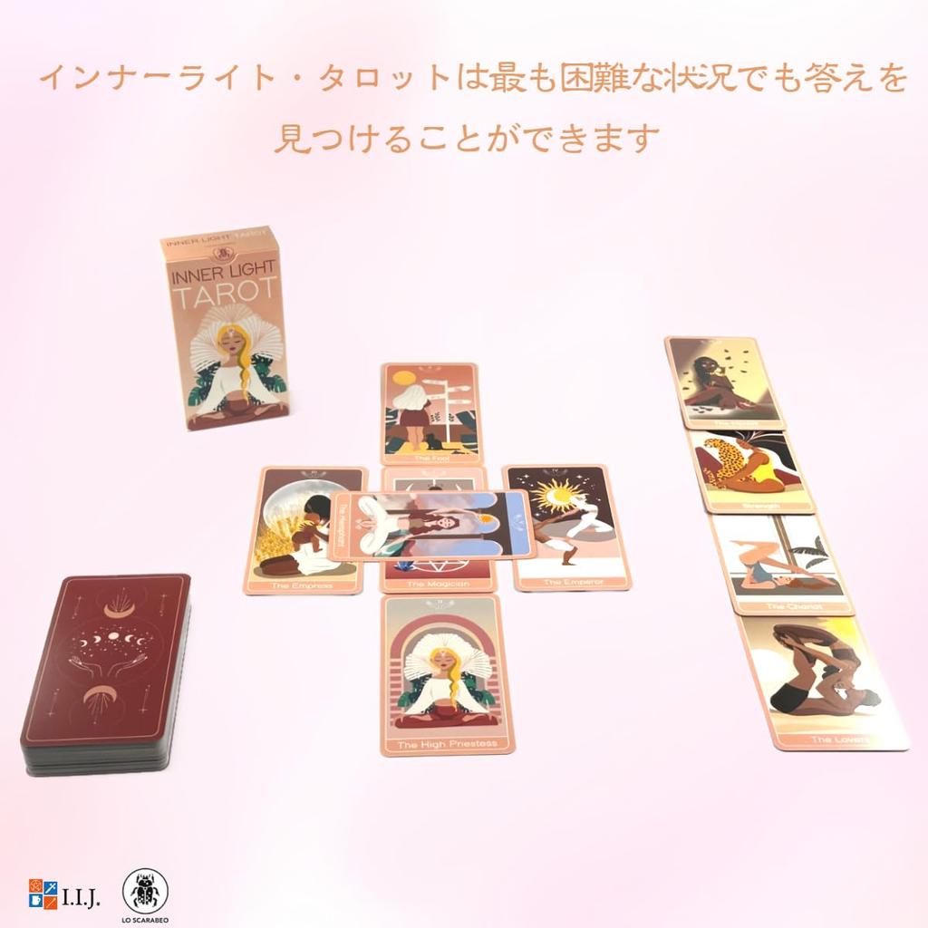 Inner Light Waite 78 Tarot with Japanese Authentic I.I.J Tarot, Edition, Cards, Reading, Instructions,