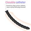 Long Urethral Catheter Dilator Hollow Injection Horse Eye Stick Silicone Penis Plug Masturbator BDSM Sex Toys For Men Gay Adult