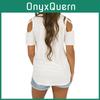 Premium Quality Summer Women's Strappy Cold Shoulder Blouse For Stylish Comfort