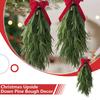 Christmas Decorations Hand-Feel Material Upside-Down Wreath Courtyard Door Hanging Decoration Simulation Home Decorations