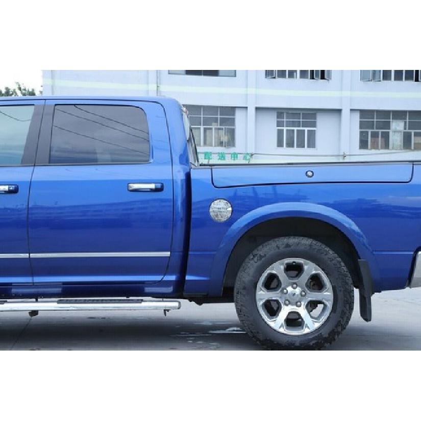 Fuel Tank Door Cover Gas Cap Trim for Dodge RAM 1500 10-17 Chrome Accessories