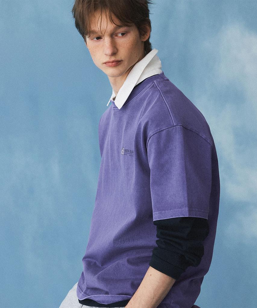 Nyuballanseu Nbneg2A073 / Uni Nb Heart Graphic Short Sleeve Tee (Dark Purple)