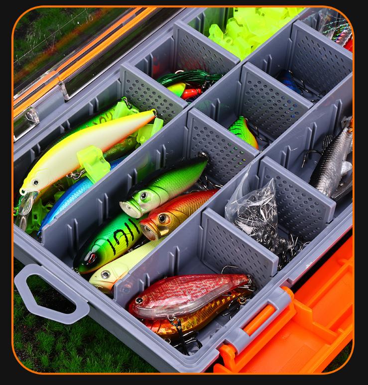 Fishing Lure Set 200pcs/set Mixed VIB Lure Kit Soft Lure Minnow Popper Hooks All Fishing Accessory Pliers Fresh Water