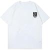 Men's V-Lone T-Shirt Short Sleeve Graphic Tees Novelty Tops Women Casual Hip Hop Crew Neck Shirts