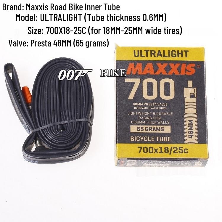 MAXXIS Bicycle Ultra-light Inner Tube for Mountain/Road Bikes: 26", 27.5", 29", 700x23C