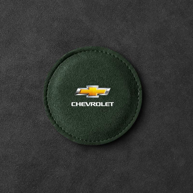 Car Cup Holder Pad PU Leather Slot Non-slip Coaster Mat For Chevrolet Cruze Malibu Sail Spark Captiva Equinox Trax AVEO Lova