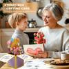Beautiful Eye-catching Lightweight Wishes Greeting Card Three-dimensional Box Birthday Greeting Card Home Supply
