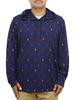 POLO RALPH LAUREN Принт Толстовка с капюшоном Длинный рукав SUPREME COMFORT Размер Темно-синий Мужская футболка с несколькими пони, 0107511, Маленький, [Б/У]