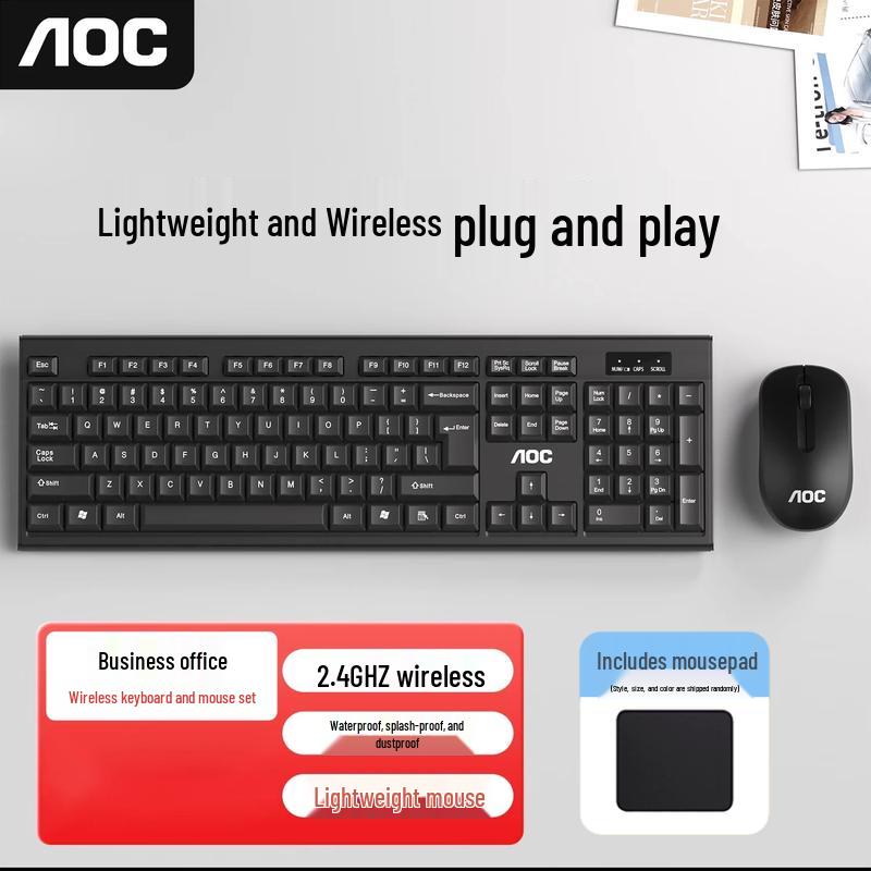 

AOC KM402 Wireless Keyboard and Mouse Set