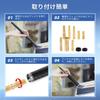 MUTEKI Car Antenna, Carbon Fiber Short Antenna, Radio Antenna, Carbon Antenna, For Cars, Antenna, Signal Reception, General Purpose (Silver)