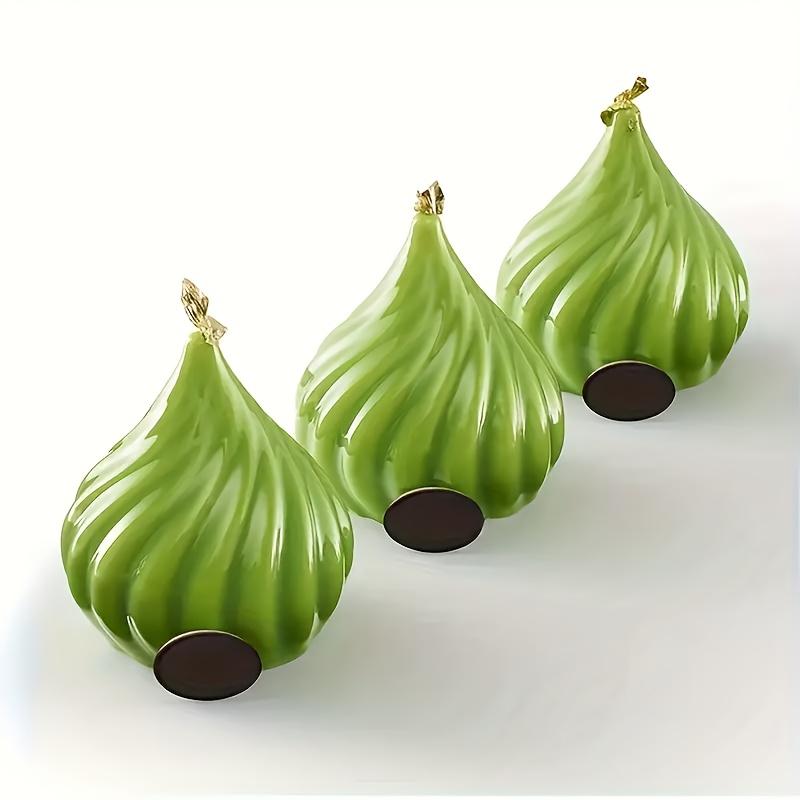 Nepřilnavá silikonová forma ve tvaru plamene na čokoládové pralinky k pečení, na výrobu madeleinek, bonbonů, želé, ledových kostek, dortů, sladké dekorace