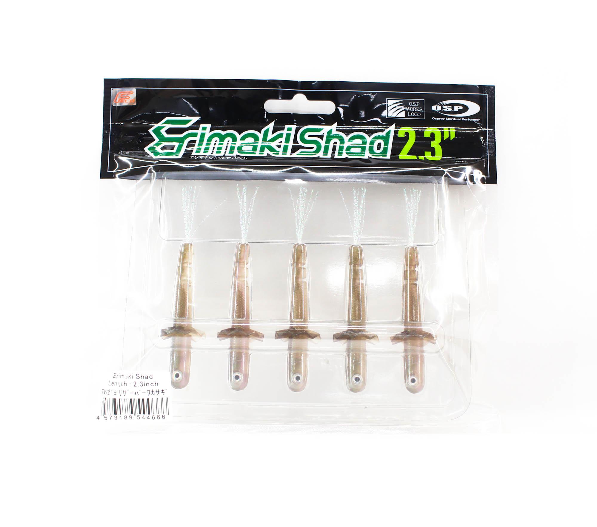 

OSP Soft Lure Erimaki Shad 2.3 Inches TW-219 (4666)