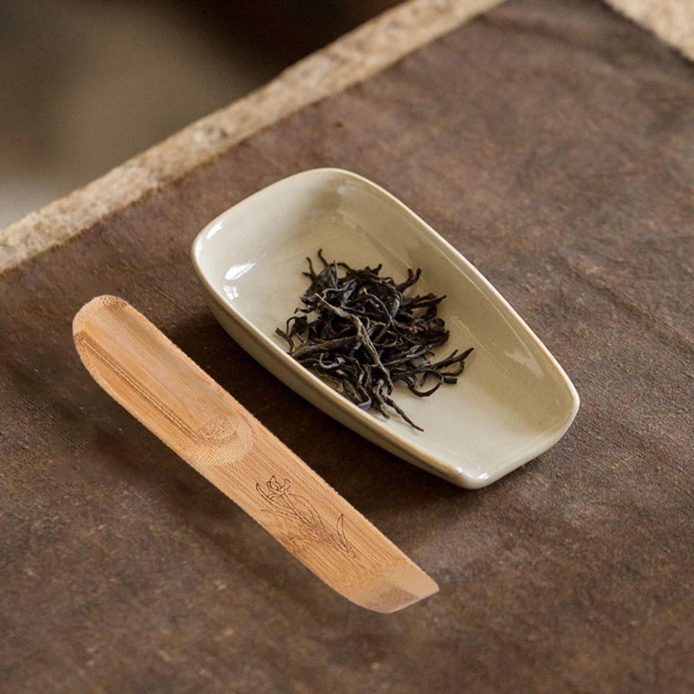 2023 Haushalts-Teegeschirr-Zubehör Handgefertigter Bambus-Teelöffel Teeschaufel Kaffeelöffel Teeschaufel