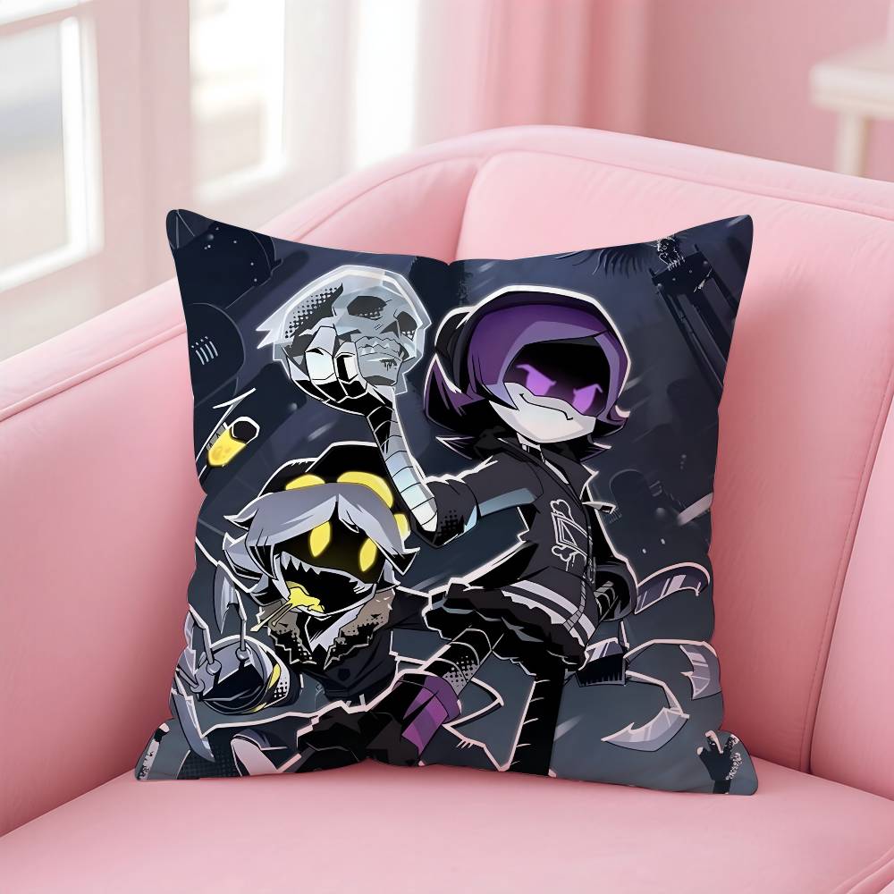 ANIME m-Murder d-Drones Pillow Case Pattern Printing Pillowcase Living Room Sofa Cushion Cover Bedroom Room Decor