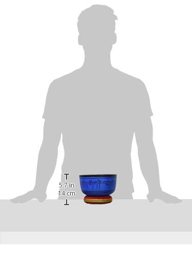 Bol chantant Sound King BG-SB2 (18cm) - Son Profond et Clair - Pour la Relaxation, la Méditation et la Guérison - Comprend Coussin et Maillet