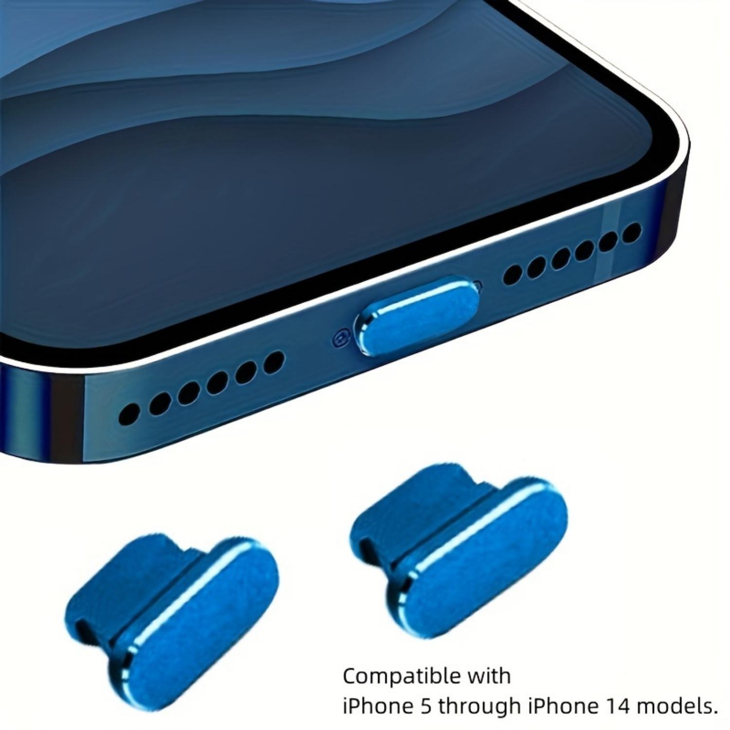 

2 упаковки заглушек из алюминиевого сплава для защиты от пыли — сохраняйте порты телефона, планшета и наушников в чистоте!