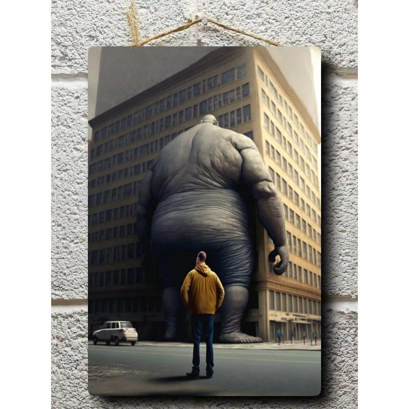 

Big Brother is Watching You Metal Sign, Vintage Dystopian Poster Decor 30