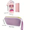 1pc Silicone Glasses Bag Portable Sunglass Storage Bag Glasses Glasses Case Hanging Large Capacity Glasses Bag