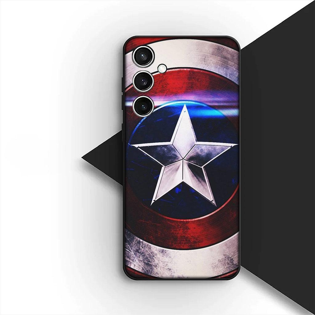 

Captain America Shield Marvel Superhero Case for Motorola Moto G22 G23 G32 G53 G60 G72 G64 G20 G8 G9 Plus Power E13 E20 E32 Motorola Moto G8