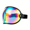 Bubble Mirror Vintage Classic Helmet Mask Motorcycle Goggles Cruise Car 3/4 Helmet Riding Goggles