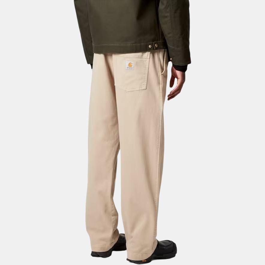 Carhartt WIP Loose Soft Drawstring Waistband Square Label Casual Pants Men Bottoms I033585-G1-GD