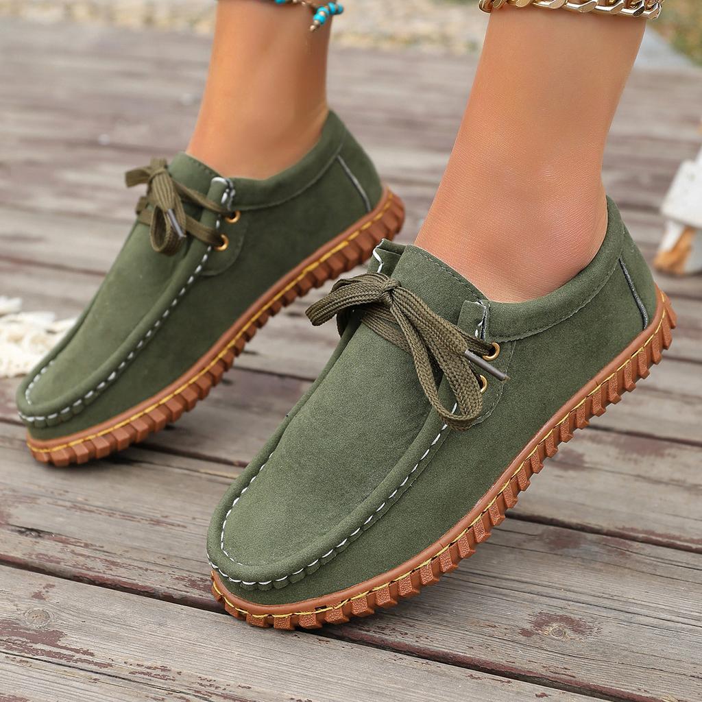 Fashion Women's Casual Shoes Trend Lace Up Shoes for Women Soft Bottom Flats Comfortable Female Sneaker Women Shoes Zapatos Para Mujeres