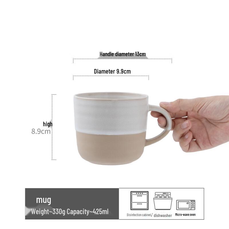 

OLOEY Vintage Ceramic Mug with Lanyard