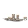 Wooden Candle Holder Wedding Decor With Handcrafted Design For Romantic Table Setting