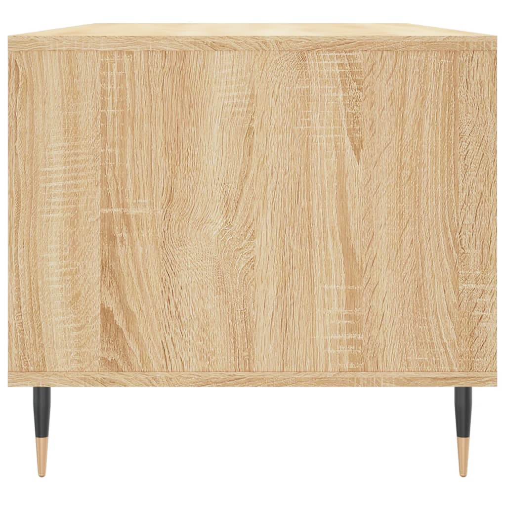 Vidaxl Stolik Kawowy, Dąb Sonoma 90X49X45 Cm, Materiał Drewnopochodny