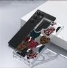 Leopard Heart Magnetic Transparent Case for iPhone 15/16/17 Pro Max