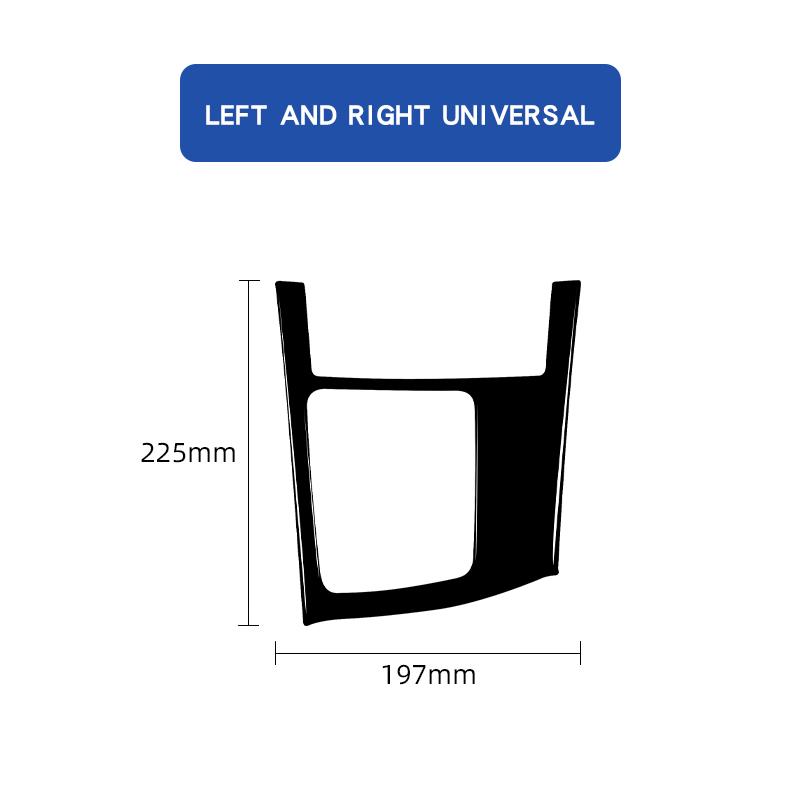 For Mazda3 Axela 2010-2013 Carbon Fiber Center Console Gear Shift Panel Cover Trim Stickers Tuning Car Interior Accessories