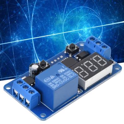 12V 12V Time Control Switch 0-999S with LED Display Timer Switch Module High-level Trigger Optocoupler Isolation