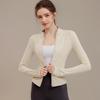 Sunscreen clothes, sports tops, women's jackets, spring long-sleeved thin fitness clothes, running quick-drying training, slim-fitting yoga clothes