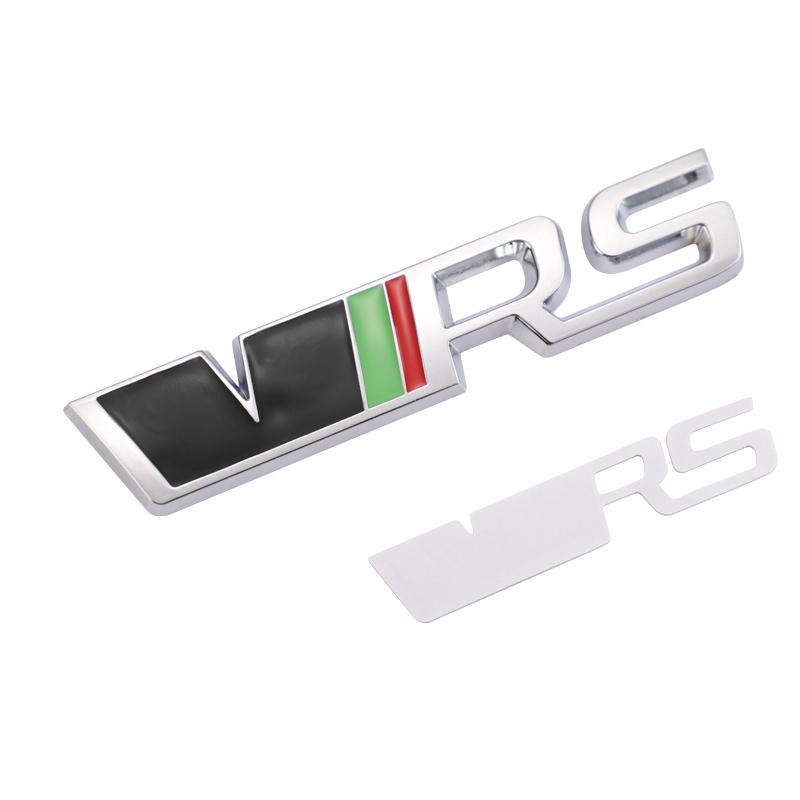 AAAJB1 1Pcs Car Badge Sticker Letters Emblem Front Grille Body Decal For Skoda Octavia Superb Rapid Kodiaq Karoq Fabia Kamiq Vision RS