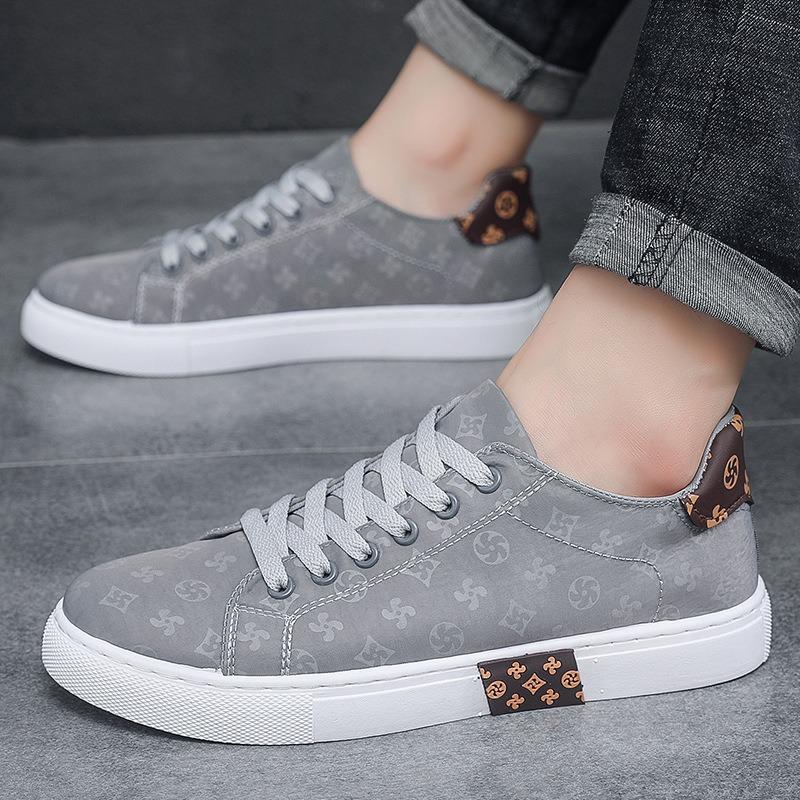 Summer New Men's Board Shoes Casual Shoes Men's Trendy Shoes Versatile Low-top Men's Umbrella Cloth Breathable Foot Shoes