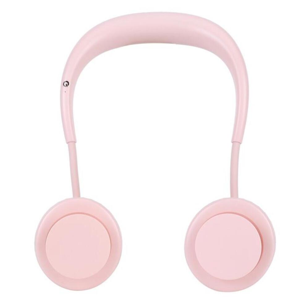 Mini nekventilator, handsfree ventilator met USB-oplaadfunctie, ideaal voor kamperen, reizen, buitengebruik en als accessoire voor