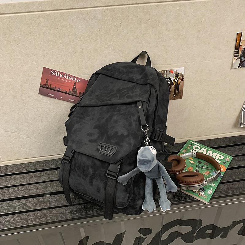Schoolbag College Style High Value Backpack Versatile Japanese Junior High School Girls Backpack College Student Simple Large Capacity School Bag