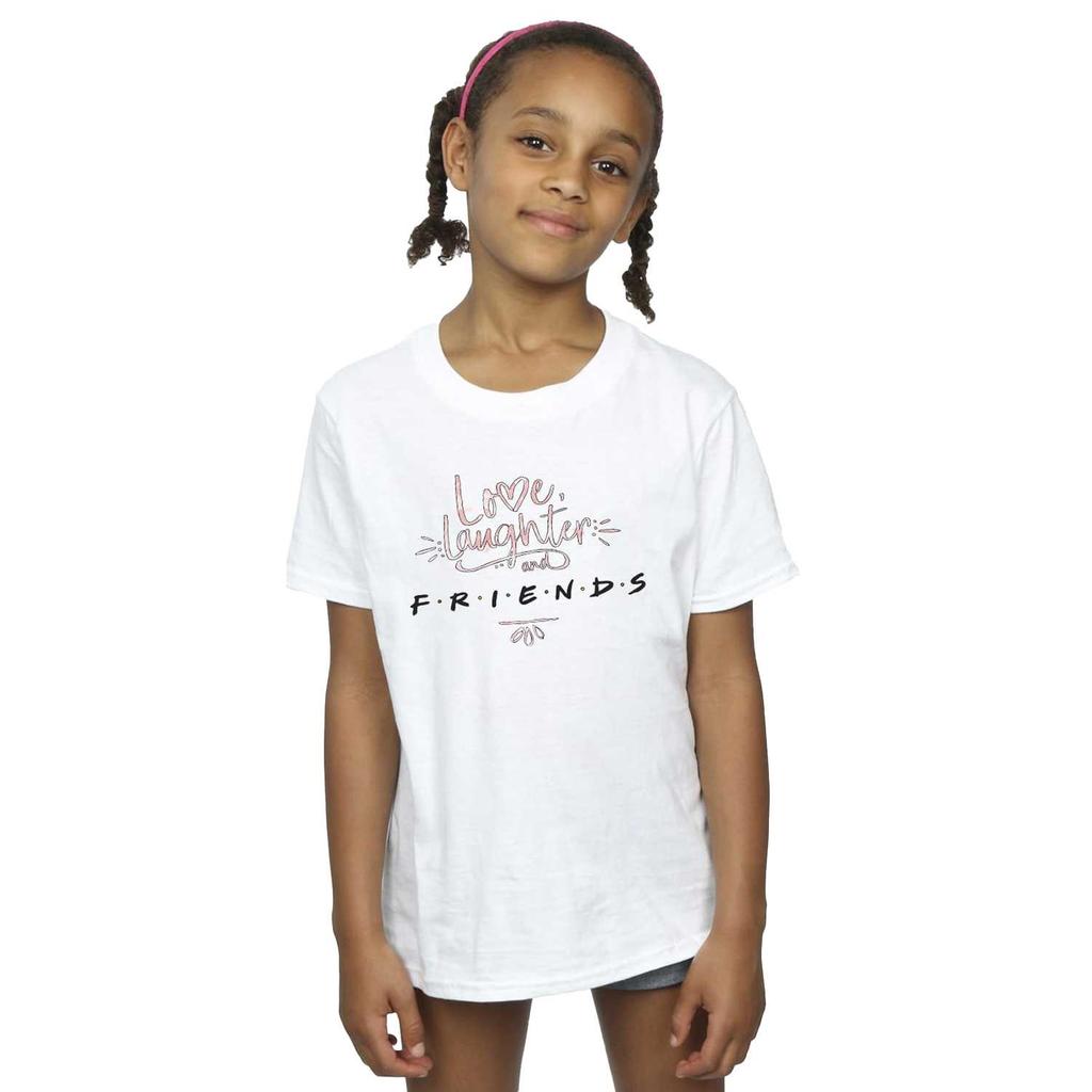 Friends Girls Love Laughter Cotton T-Shirt