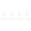 4 Stück Heim Metall Deckenhaken Wandmontage Haken für Laternen Blumentöpfe WindspieleWeiß