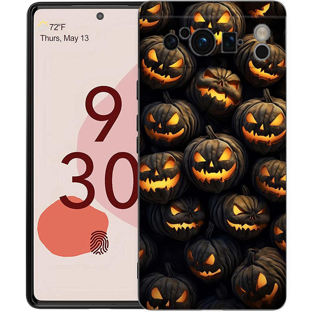 Halloween Style Phone Case Cover for Google Pixel 9 8 7 6 7A 6A Pro Shockproof Soft TPU 9 Pro XL Shell Capas Fundas