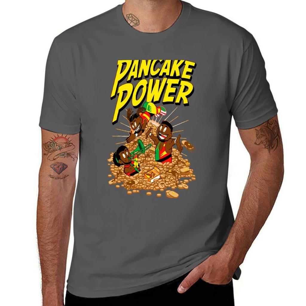 The New Day Pancake Power Authentic Tshirt Sweat Absorbing Sports Tee Shirt