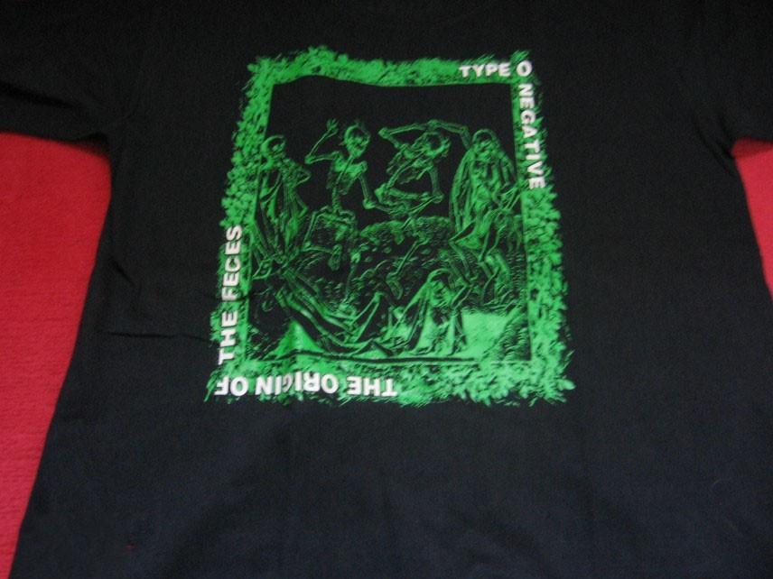 

Type O Negative Origin of The Feces Tour Black Men S234XL Tshirt Unisex T-Shirt XXXXL